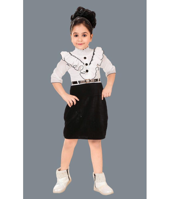 STYLOKIDS - Black Velvet Girls A-line Dress ( Pack of 1 ) - None