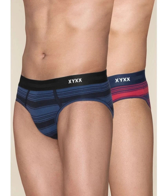 XYXX - Multicolor Cotton Mens Briefs ( Pack of 2 ) - None