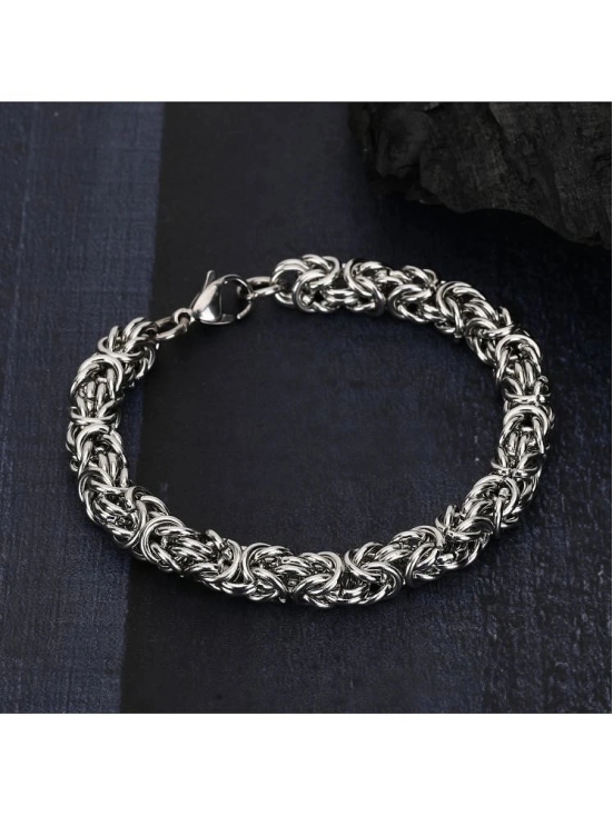 FASHION FRILL Silver Bracelet ( Pack of 1 ) - None