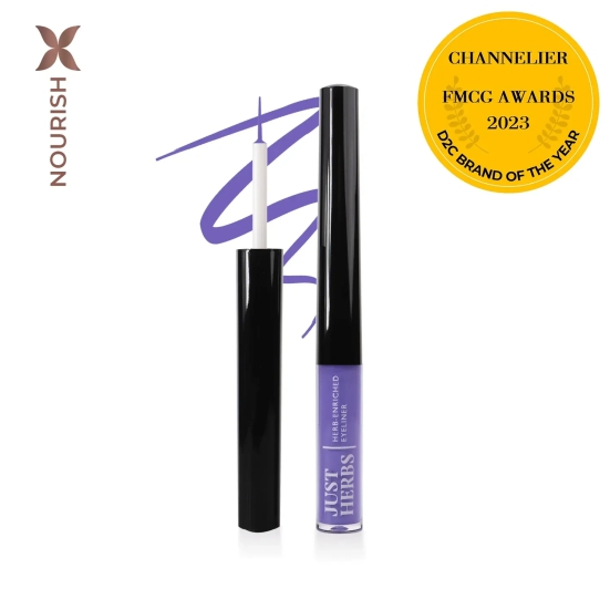 Herb-Enriched Waterproof Eyeliner Organic - Jojoba Oil & Vitamin E JHEL-12 Lavender Love