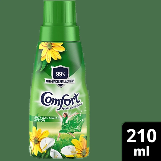 Comfort After Wash Anti Bacterial Fabric Conditioner Green, 220 Ml