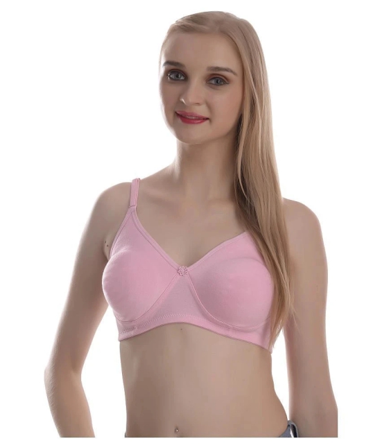 Madam Cotton T-Shirt Bra - Pink Single - 34B