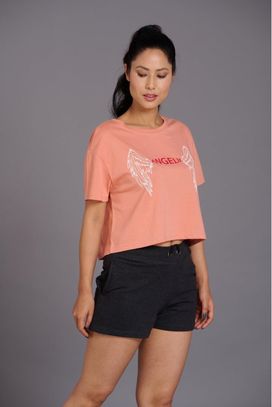 Nude Angelic Oversized T-Shirt for Women