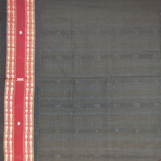 Bomkai Cotton Ikat Saree