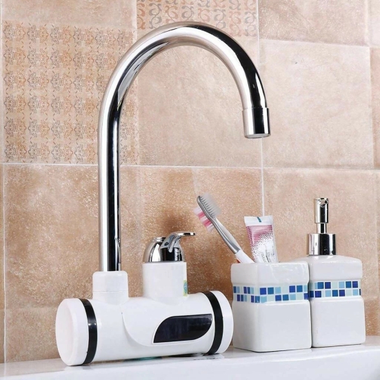 Stainless Steel LED Digital Instant Heating Water Heater Faucet