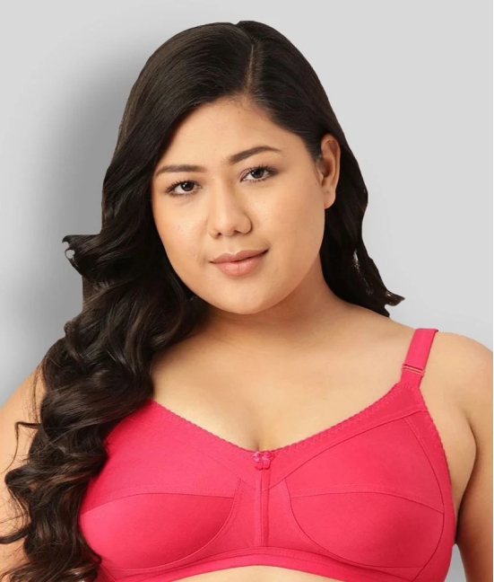 Leading Lady Cotton T-Shirt Bra - Pink Single - 48B