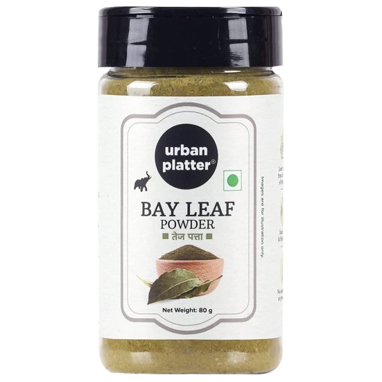 Urban Platter Bayleaf Powder, 80g (Tejpatta | Local produce from the valleys of Meghalaya | Hand-picked and finely ground | No added colours or preservatives)