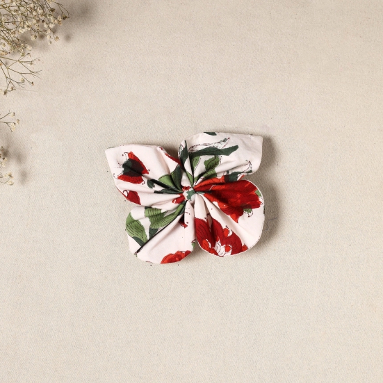 Handmade Fabric Butterfly Hair Clip 21