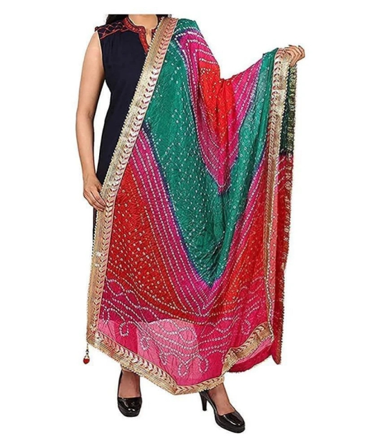 Apratim Multicoloured Art Silk Bandhej Dupatta