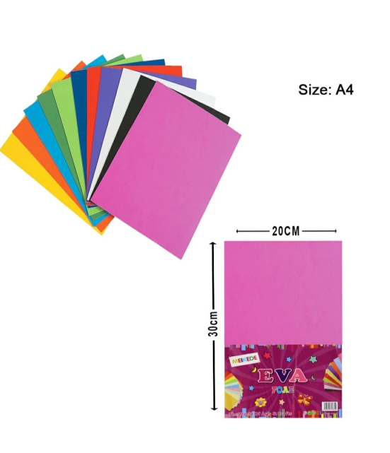 A4 Eva Foam Sheet Without Sticker Multi Ch1-A4Mc