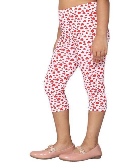 2K KIDS Capri Leggings For Girls |All Over Printed |Viscose Blend  (Red Heart ,7 Years - 8 Years) - Pack Of 1 (2KGLCVAOP_RH_78Y) - None