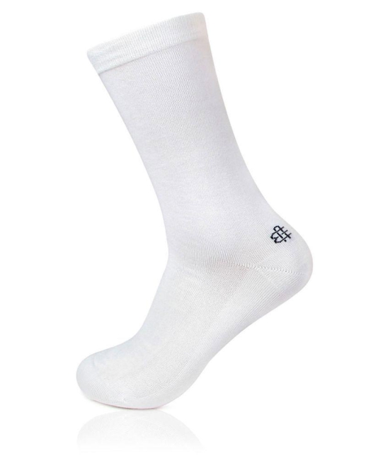 Bonjour White Formal Full Length Socks