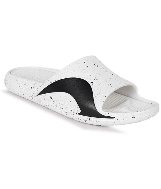 Aadi White Mens Slide Flip Flop - None