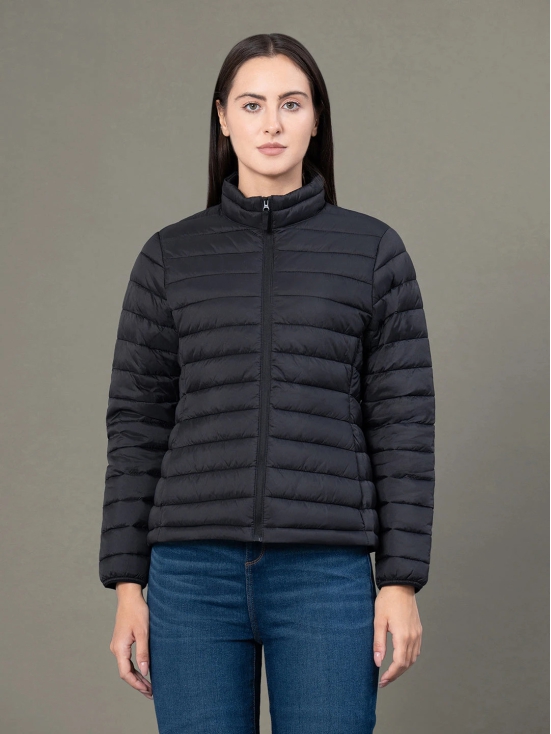 RedTape Stand Collar Padded Jacket for Women | Lightweight & Enhanced Comfort