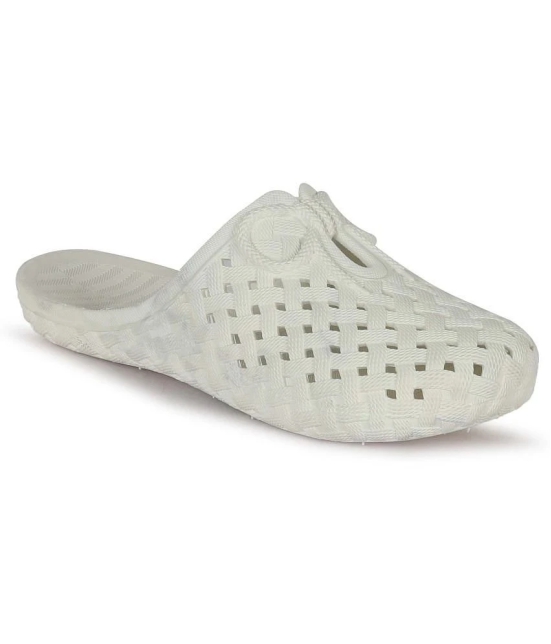 Aadi White Womens Toe Covered Flip Flop - None