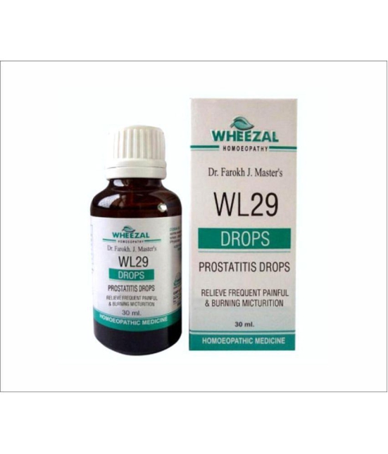 Wheezal WL-29 Prostatitis Drops (30ml) (PACK OF TWO) Drops 30 ml