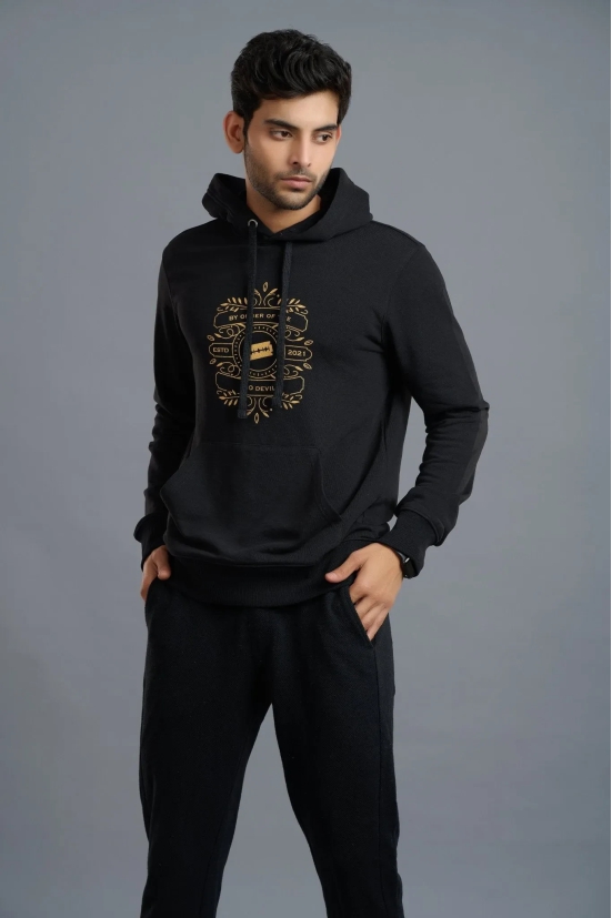 BY ORDER OF THE GO DEVIL Black Hoodie for Men M