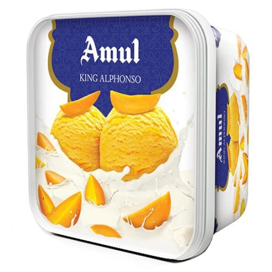 Amul Ice Cream King Alphonso, 1 Litre