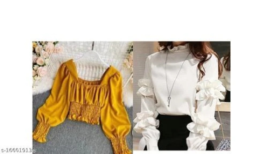 Classy fashionable women partywear tops