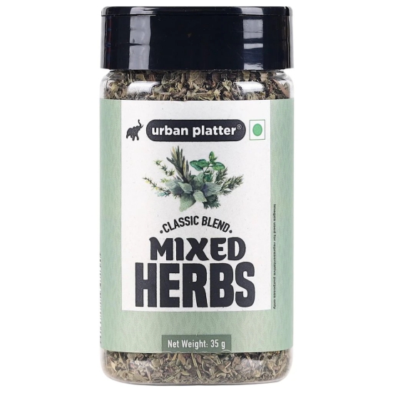 Urban Platter Mixed Herbs Shaker Jar, 35g / 1.2oz [Seasoning Mix of Oregano, Rosemary, Basil, Thyme]