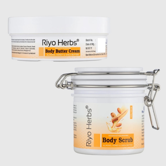 Body Scrub & Body Butter Cream Combo