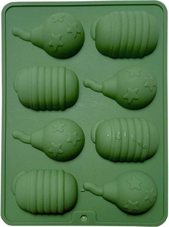 Skytail Diwali Crackers Firework Shape Silicon Chocolate Mold