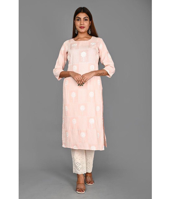 AMIRA'S INDIAN ETHNICWEAR - Pink Rayon Women's Stitched Salwar Suit ( ) - None