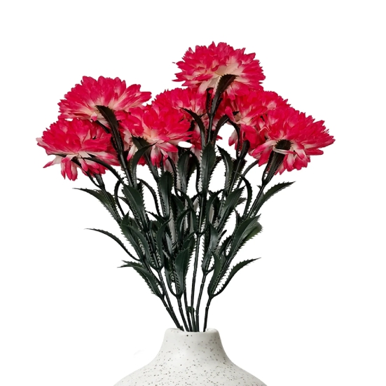 Artificial Carnations Flowers Pink