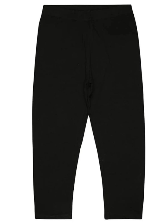 Bodycare - Black Cotton Blend Girls Capris ( Pack of 1 ) - None