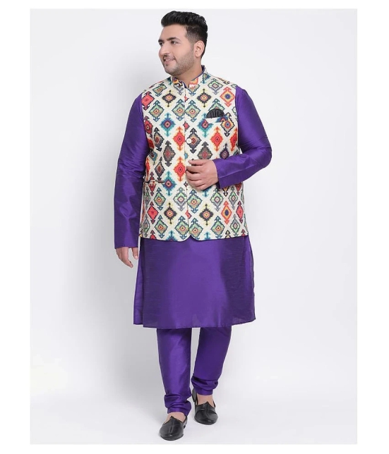 Hangup Multi Polyester Kurta Pyjama Set Single Pack - None