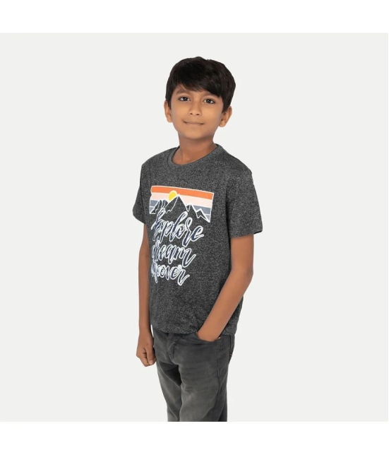 Radprix Black Cotton Blend Boys T-Shirt ( Pack of 1 ) - None