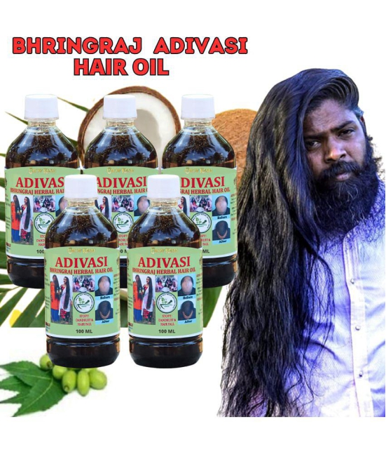 Growkesh - Anti Dandruff Bhringraj Oil 500 ml ( Pack of 5 )