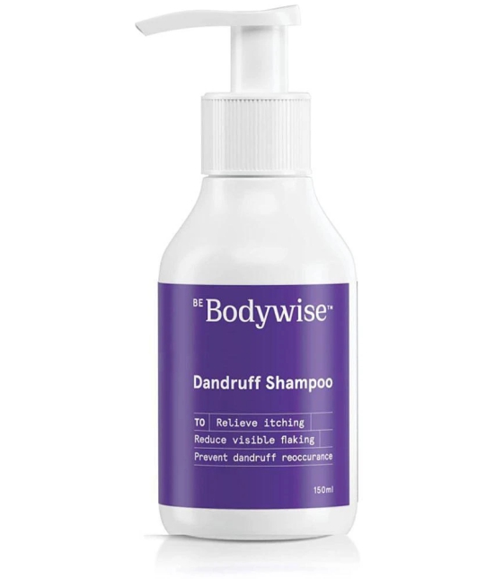 Bodywise Anti Dandruff Shampoo Reduces Dandruff, Calms Itchy Scalp & Prevents Oil BuildUp | for Smooth & Frizz Free Hair | 150ml