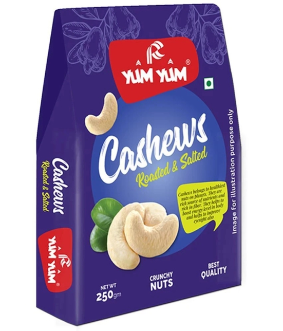 YUM YUM Roasted & Salted Cashews 250 g