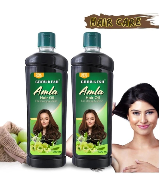 Growkesh Hair Growth Amla Oil 500 ml ( Pack of 2 )