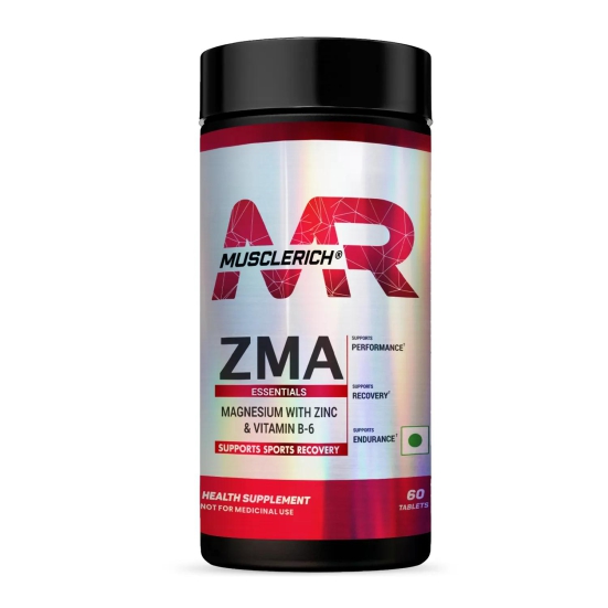 Muscle Rich ZMA (Magnesium with Zinc & Vitamin B-6) 60 Tablets