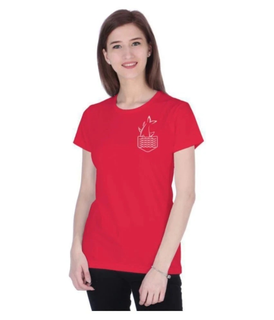 Neo Garments Cotton Red T-Shirts - 3XL