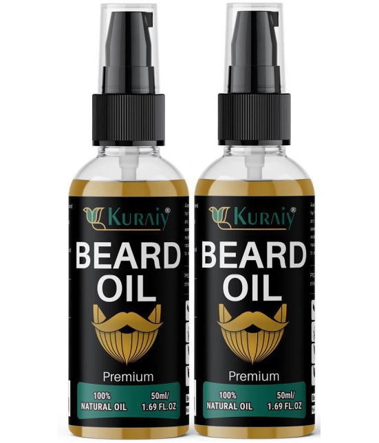 KURAIY 50mL Volumizing Beard Oil ( Pack of 2 )