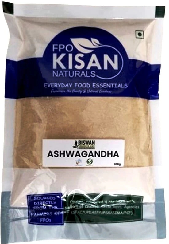 FPO Kisan Naturals Ashwagandha Powder, 100g