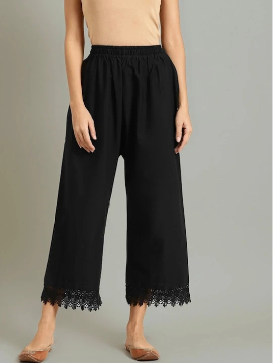 Woven Wide Leg Palazzos