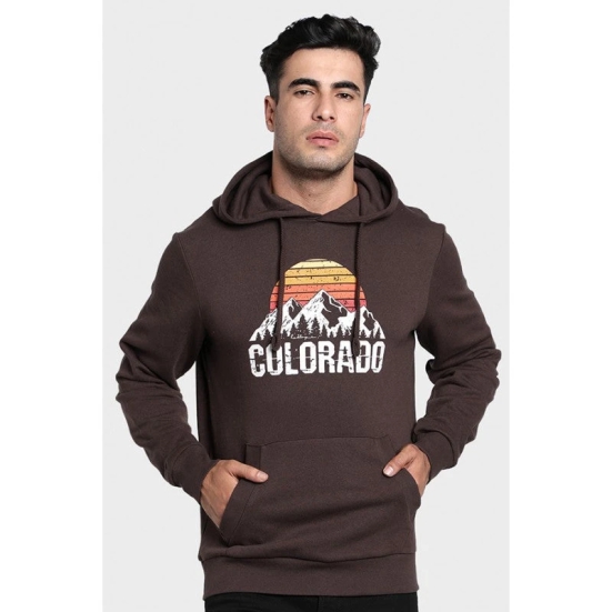 Mens Brown Hoodie