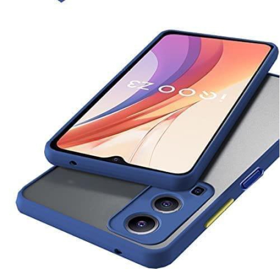 Winble iQOO Z3 5G Back Cover Case Smoke (Blue)
