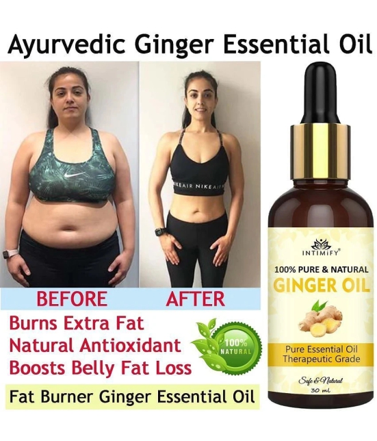 Intimify Ginger Oil Ginger Massage Oil Fat Burn Oil Fat Loss Oil Weight Loss Oil 30ml