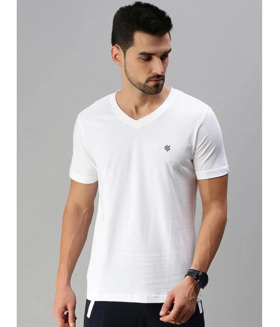 ONN - White Cotton Blend Regular Fit Mens T-Shirt ( Pack of 1 ) - None