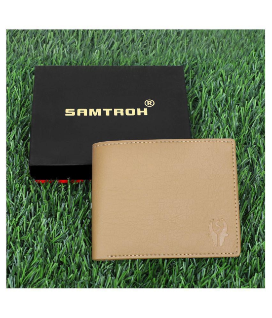 samtroh PU Beige Casual Regular Wallet