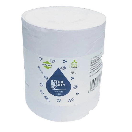 Bath & Beauty Cotton Rolls 70gm Packet