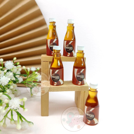 Miniature Nescafe Coffee Latte Bottles