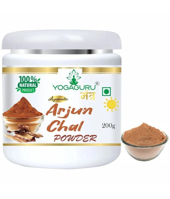 Yogaguru Mantr Arjun Ki Chaal Powder, Arjuna Bark, Arjun Chal Tree Chhal 200Gm