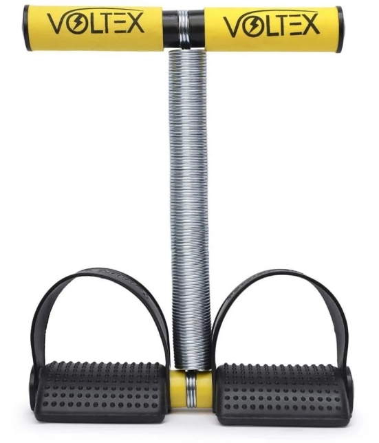 VOLTEX Yellow Tummy Trimmer With Spring Burn Off Calories & Tone Your Muscles Ab Exercise Men & Women - Yellow