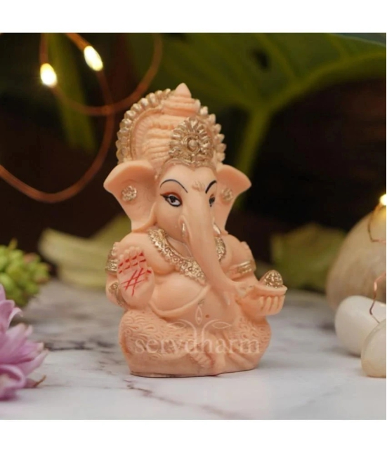 ServDharm Resin Lord Ganesha Idol ( 8.5 cm )